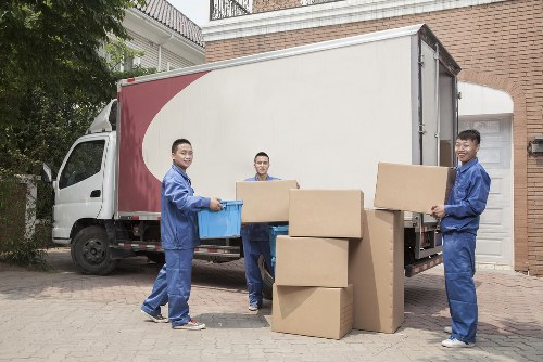 Moving team assisting with a relocation in Brent