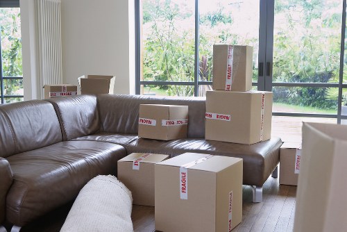 Supervisor reviewing safety procedures during a move