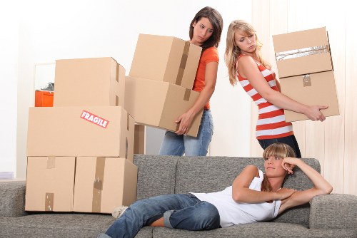 Careful unloading during a Brent home or business move