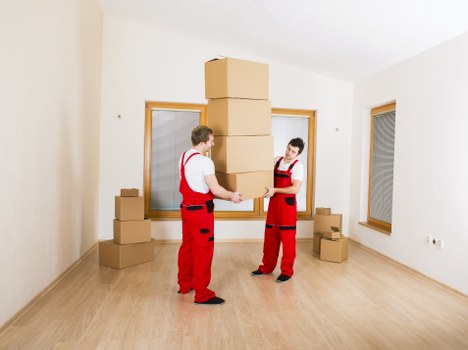 Commercial move team handling office furniture in Brent