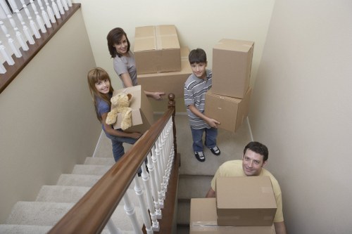 Manager assessing a mover complaint with service records